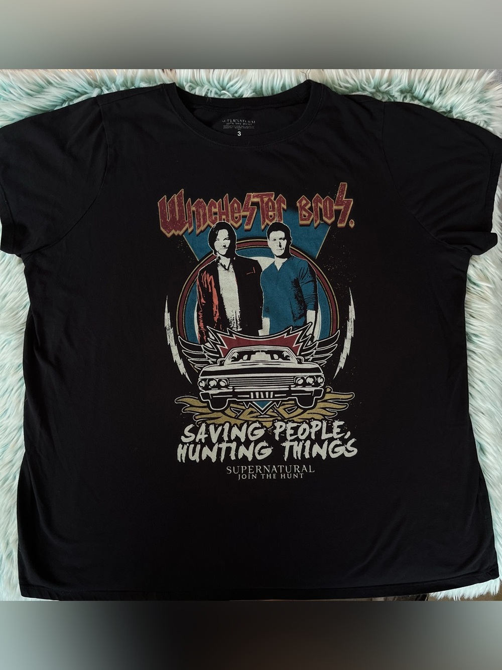 Torrid Supernatural Winchester Bros. Black Graphic Tee